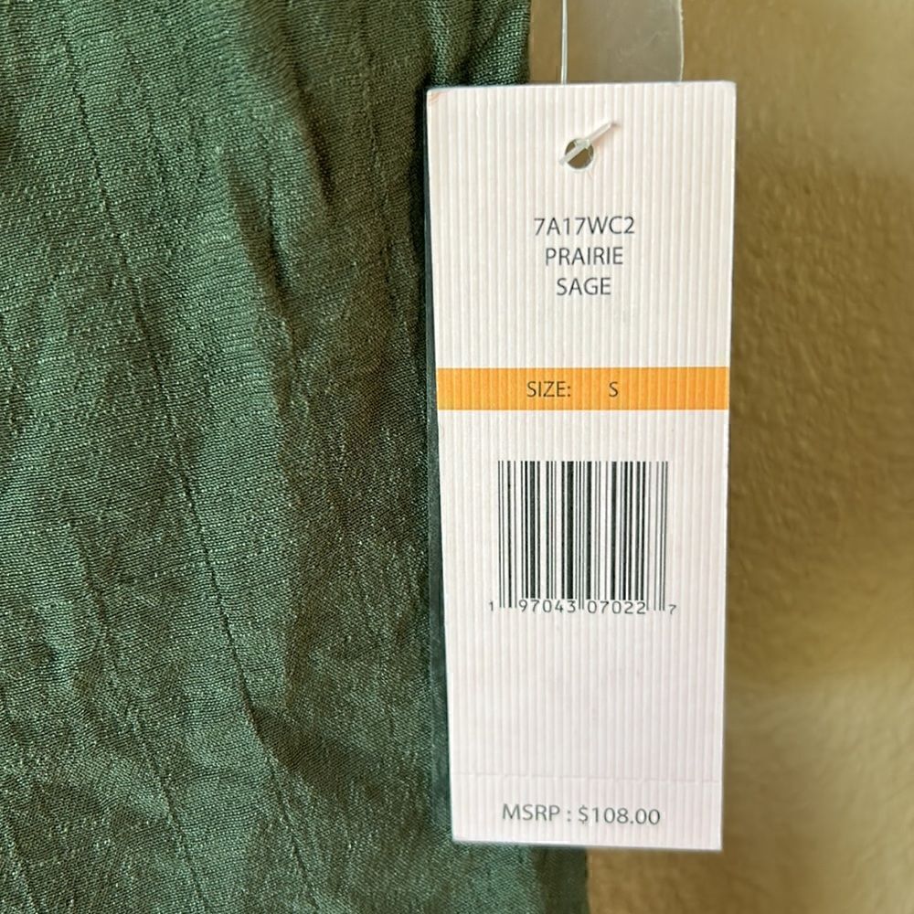 NEW Nanette Lepore Sage Green Tank Top - Picture 2 of 6